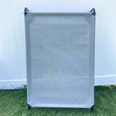 LOT 77: Lucky Dog Folding Metal Play Pen and Elevated Dog Bed