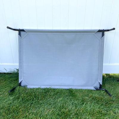 LOT 77: Lucky Dog Folding Metal Play Pen and Elevated Dog Bed
