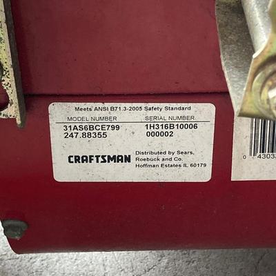 LOT 79: Craftsman Model No. 31AS6BCE799 5.5 hp Tecumseh Snow Blower