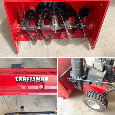 LOT 79: Craftsman Model No. 31AS6BCE799 5.5 hp Tecumseh Snow Blower