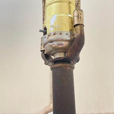 LOT 80: Vintage Alabaster Table Lamp