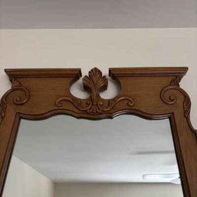 LOT 83: Vintage Wooden Framed Mirrors
