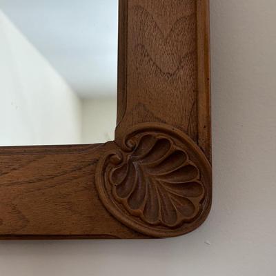 LOT 83: Vintage Wooden Framed Mirrors