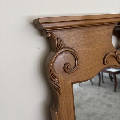 LOT 83: Vintage Wooden Framed Mirrors