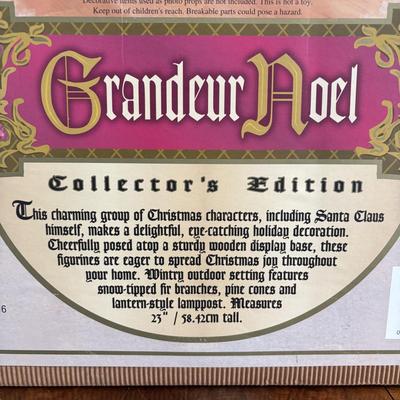LOT 89: Grandeur Noel 23" Fabric Santa & Frineds w/Original Box