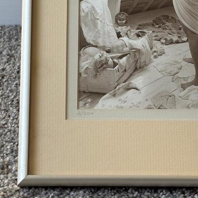 LOT 90: Framed Print by Norm Darwish: "Attic V", #2 of 200, dated 1984