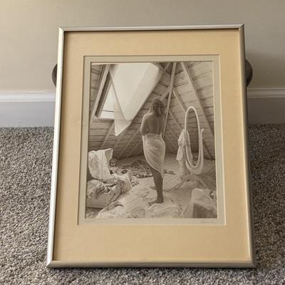 LOT 90: Framed Print by Norm Darwish: "Attic V", #2 of 200, dated 1984