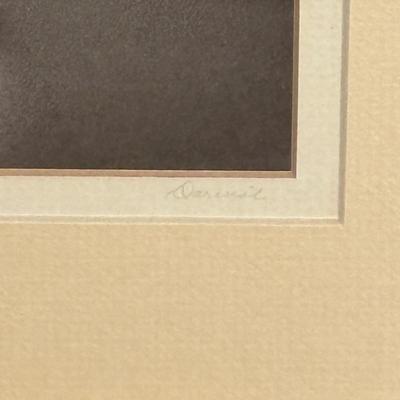 LOT 91: Framed Norm Darwish Print: #8 of 200, dated 1983