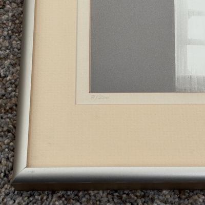 LOT 91: Framed Norm Darwish Print: #8 of 200, dated 1983