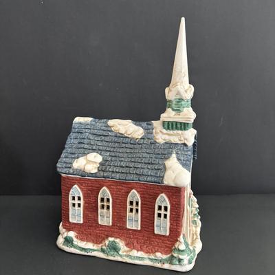 LOT 95: Dickens Cottage Church & Toy Shop