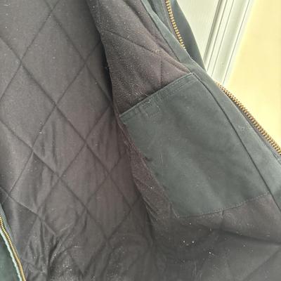LOT 98: Carhartt Black Coat, sz M