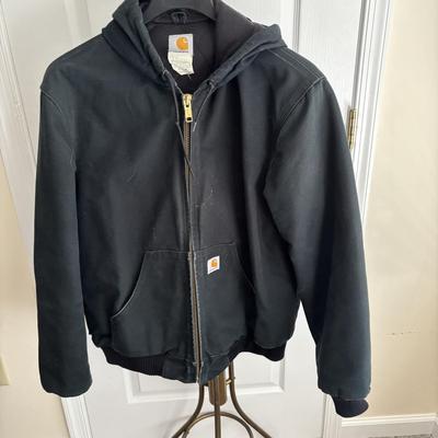 LOT 98: Carhartt Black Coat, sz M