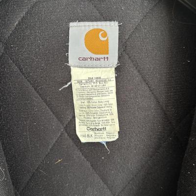 LOT 98: Carhartt Black Coat, sz M