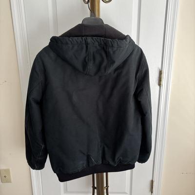 LOT 98: Carhartt Black Coat, sz M
