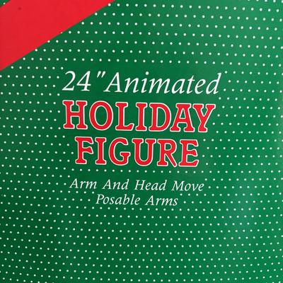 LOT 103: Animated Mr & Mrs Claus Figures 24"