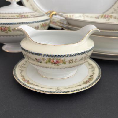 LOT 105: Vintage Meito Japan Hand Painted Serving China