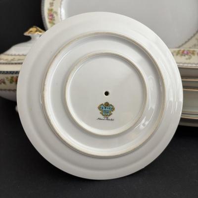 LOT 105: Vintage Meito Japan Hand Painted Serving China