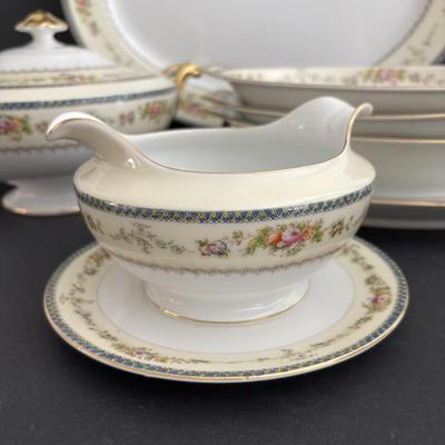 LOT 105: Vintage Meito Japan Hand Painted Serving China