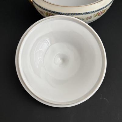 LOT 105: Vintage Meito Japan Hand Painted Serving China