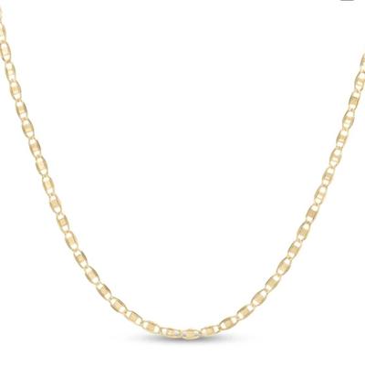 Men's 1.8mm Valentino Chain Necklace in Hollow 14K Gold - 22"