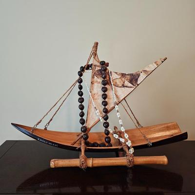 Handmade Polynesian Style Outrigger Canoes & More (UGB1-JS)