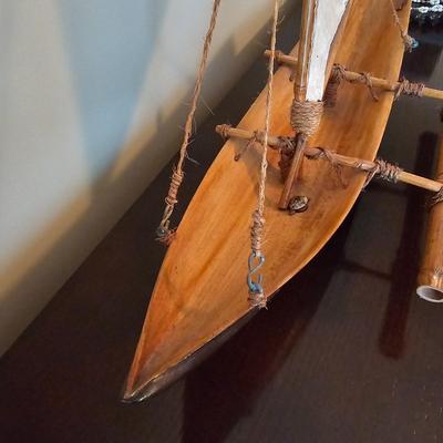 Handmade Polynesian Style Outrigger Canoes & More (UGB1-JS)