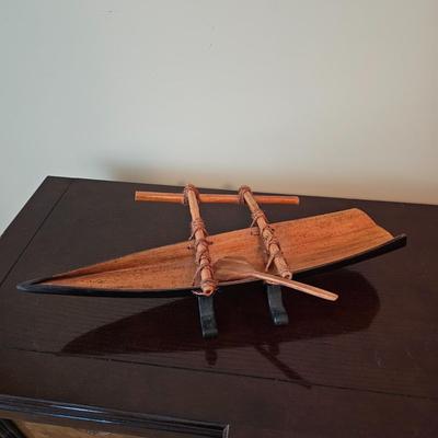 Handmade Polynesian Style Outrigger Canoes & More (UGB1-JS)