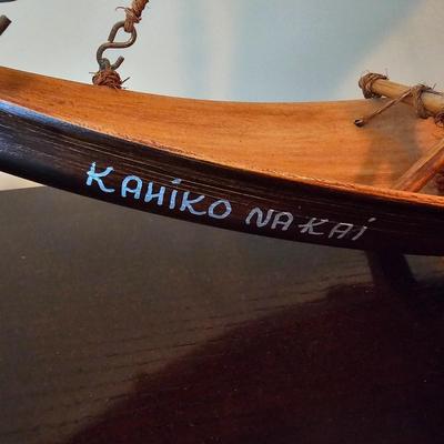 Handmade Polynesian Style Outrigger Canoes & More (UGB1-JS)