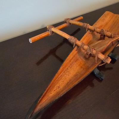Handmade Polynesian Style Outrigger Canoes & More (UGB1-JS)