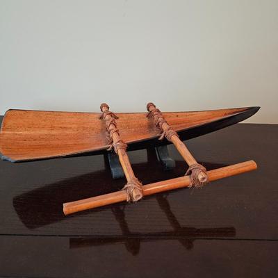 Handmade Polynesian Style Outrigger Canoes & More (UGB1-JS)