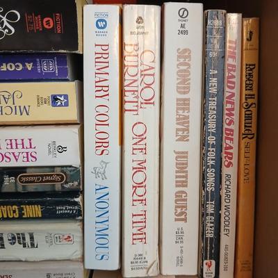 Large variety of paperback books - Cythia Freeman - Carol Bernett - Sue Miller and other Authors