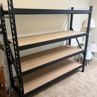 Two Heavy Duty Steel Boltless Storage Shelving Units (BS-RG)