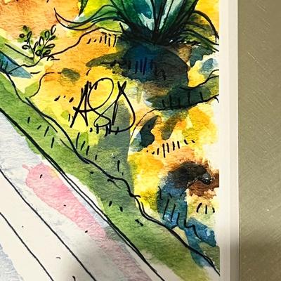 Three Ann Sophie Digsmed Signed Prints in Matching Frames (BLR-RG)