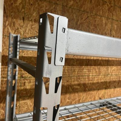 Industrial Style Four Shelf Metal Shelving Unit (BS-MG)