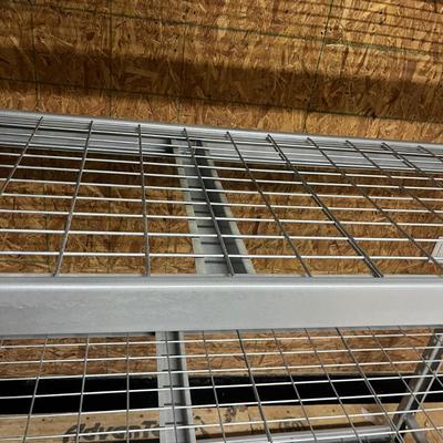 Industrial Style Four Shelf Metal Shelving Unit (BS-MG)