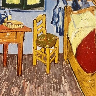 Van Gogh Framed Prints - “The Siesta”, “Bedroom in Arles” & “The Church at Auvers” (BD-RG)