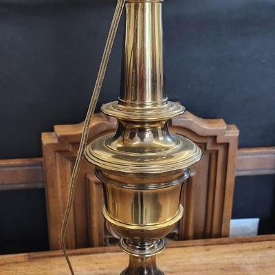 Pair of Antique Brass Lamps