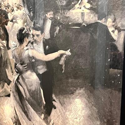 "The Waltz" by Anders Zorn & "Bal du moulin de la Galette" by Pierre-Auguste Renoir (BD-RG)