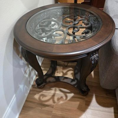 Sale Photo Thumbnail #4: Ashley Furniture Norcastle Set includes
A) Couch Table $200
B) Coffee Table $200
C) Two end tables $150 each or $275 for both

** Will take $600 for entire set