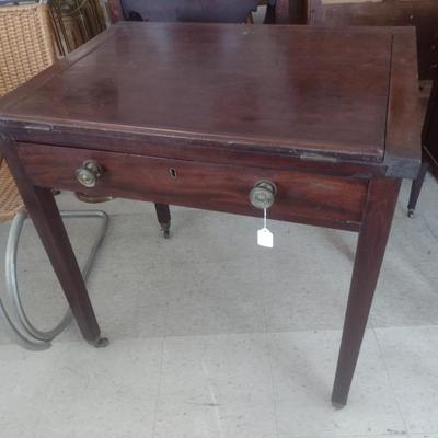 Antique Drafting Desk Worktable
