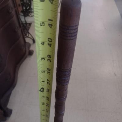 Antique Saxony or Flax Spinning Wheel