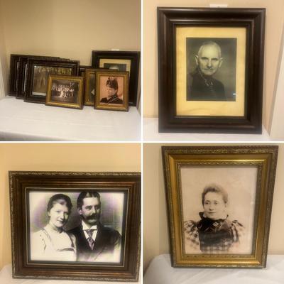 Nine Framed Vintage Photographs (BS-MG)