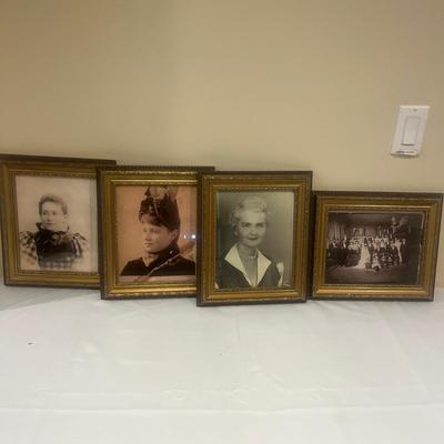 Nine Framed Vintage Photographs (BS-MG)