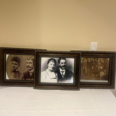 Nine Framed Vintage Photographs (BS-MG)
