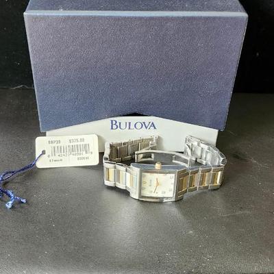 Bulova Watch with 8 Diamonds