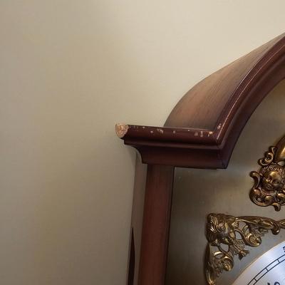 W. Haid West German 'Tempus Fugit' Wall Clock w/Key (UGB2-JS)