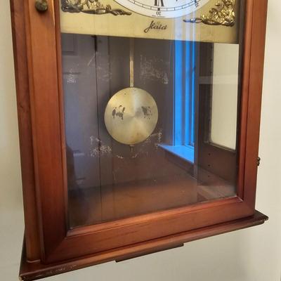 W. Haid West German 'Tempus Fugit' Wall Clock w/Key (UGB2-JS)