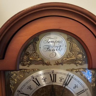 W. Haid West German 'Tempus Fugit' Wall Clock w/Key (UGB2-JS)
