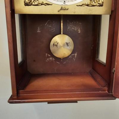 W. Haid West German 'Tempus Fugit' Wall Clock w/Key (UGB2-JS)