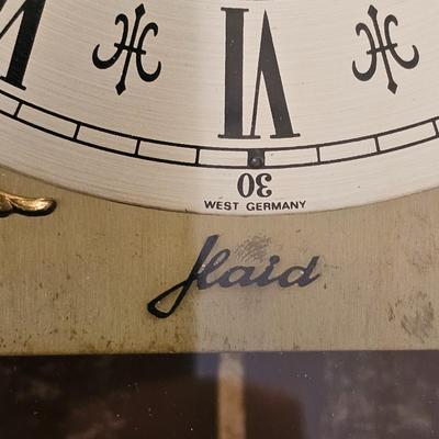 W. Haid West German 'Tempus Fugit' Wall Clock w/Key (UGB2-JS)
